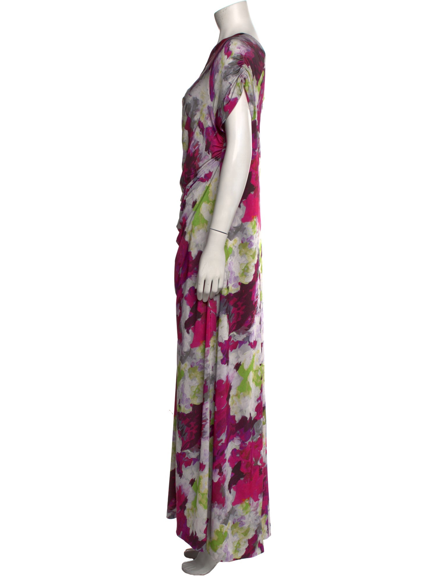 Tom and Linda Platt Printed Long Dress