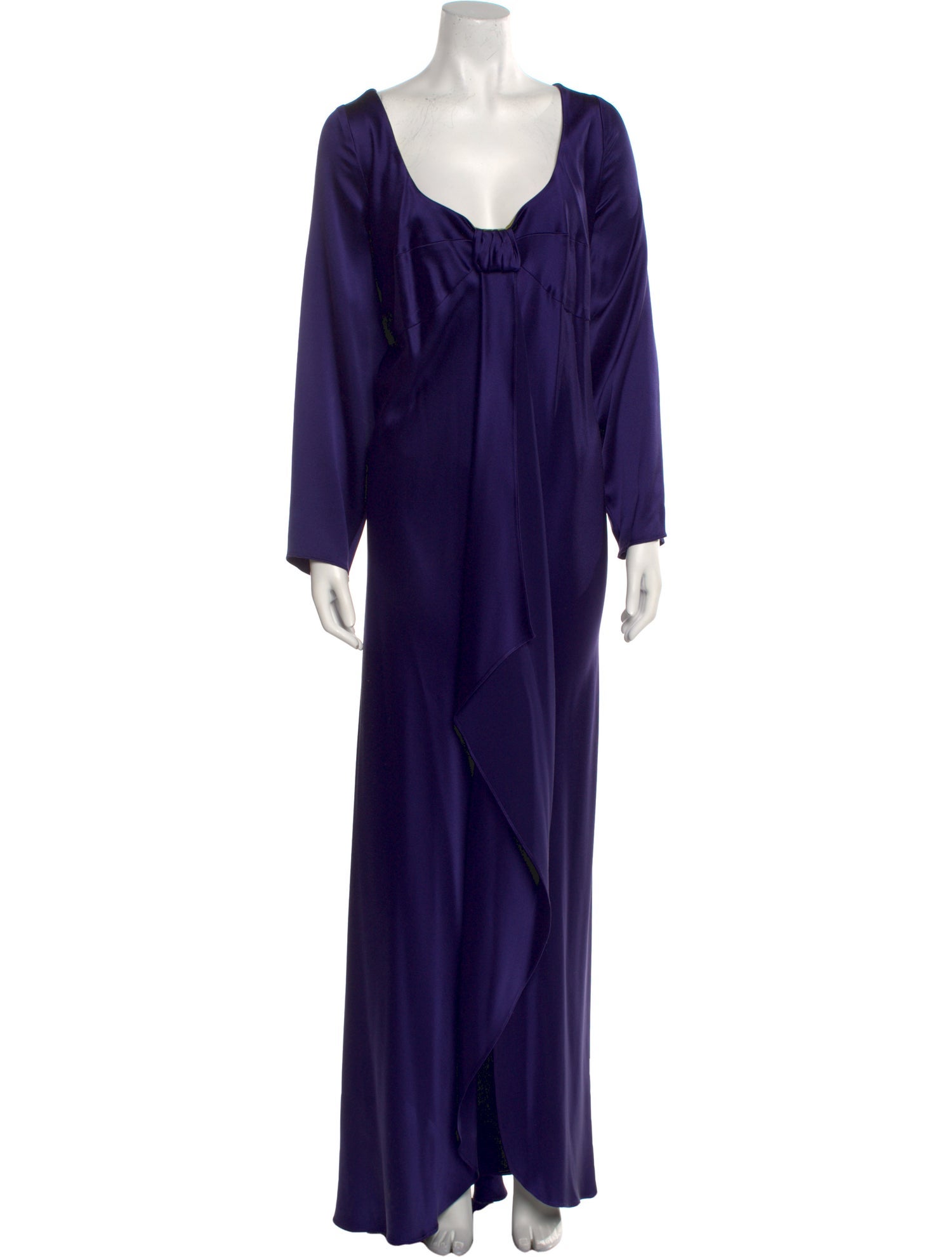 Tom and Linda Platt Cowl Neck Long Dress