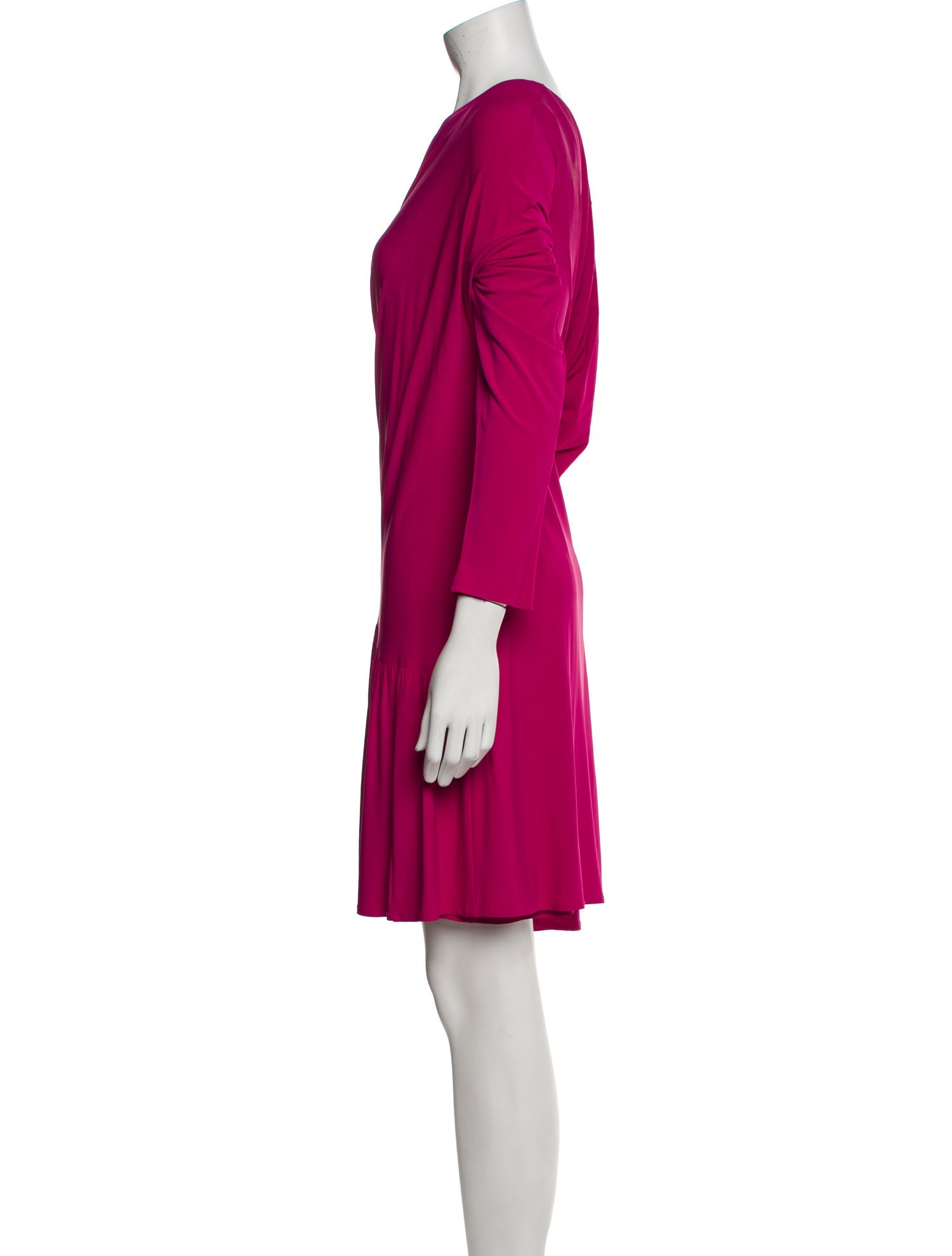 Tom and Linda Platt Bateau Neckline Knee-Length Dress