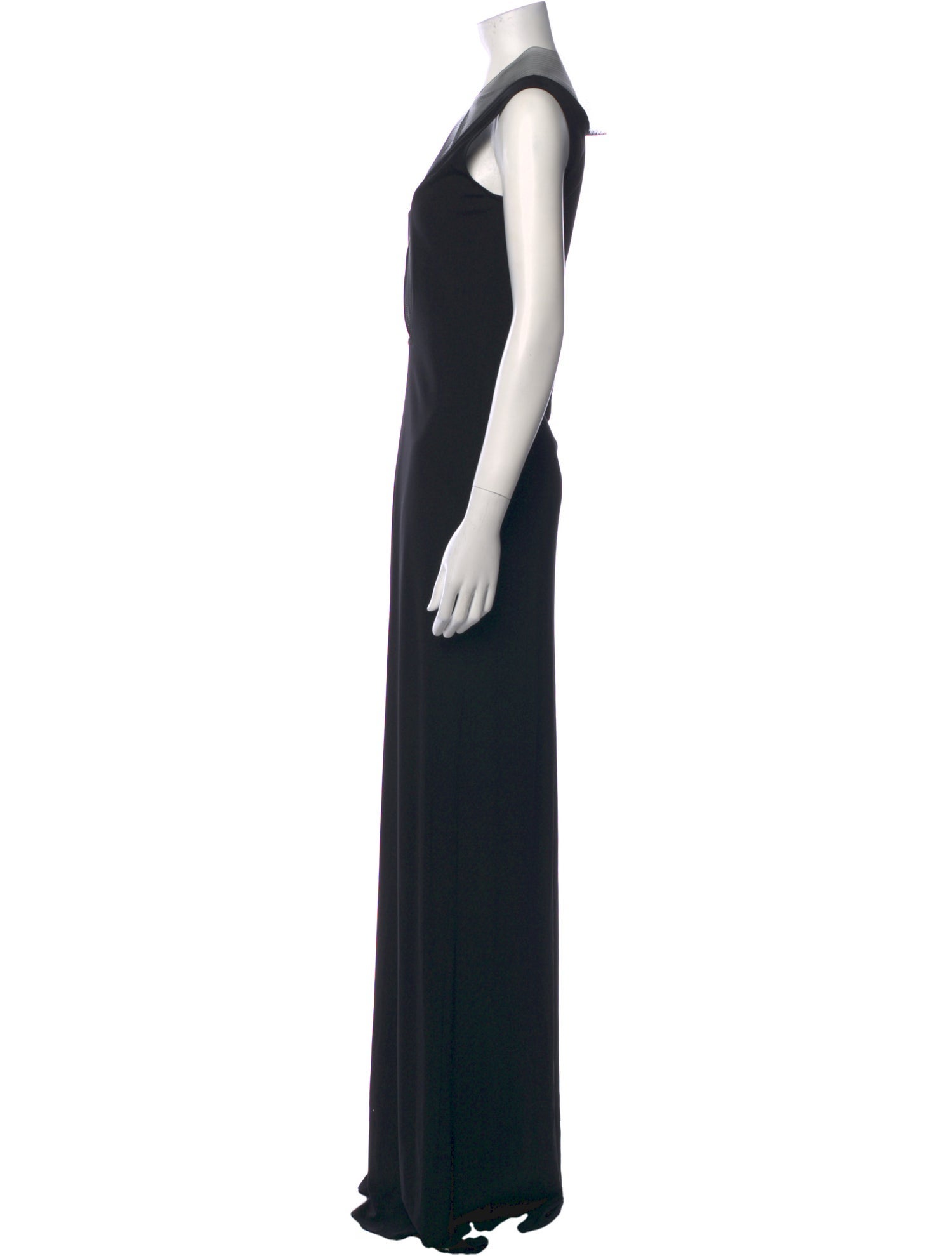 Tom and Linda Platt V-Neck Long Dress