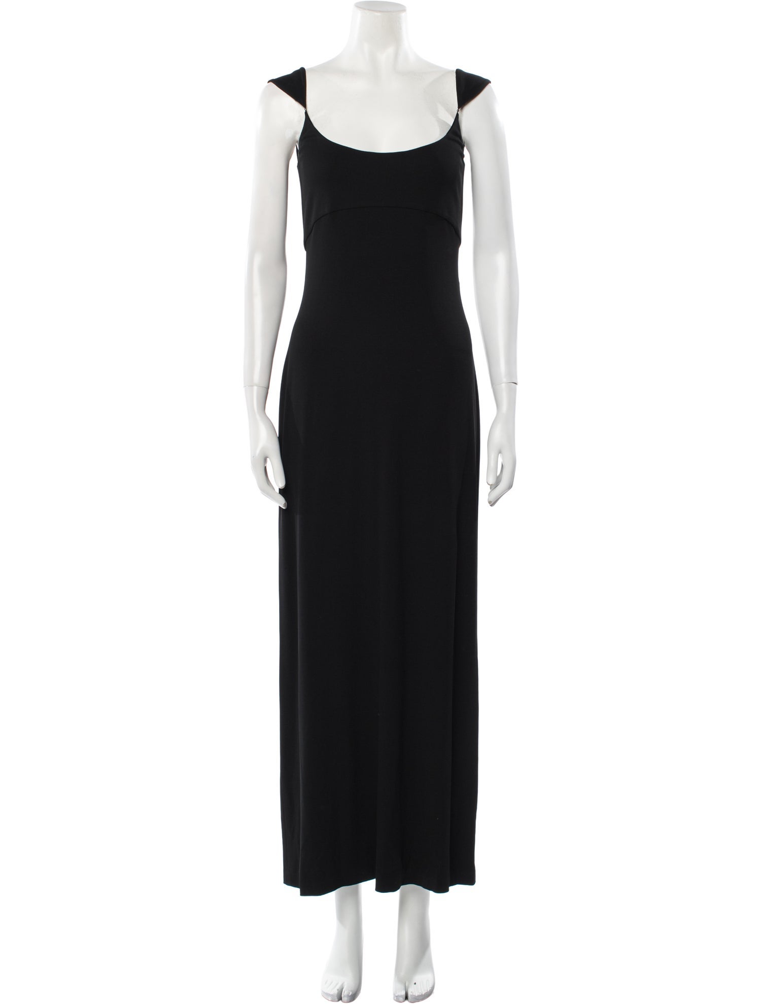 Tom and Linda Platt Scoop Neck Long Dress