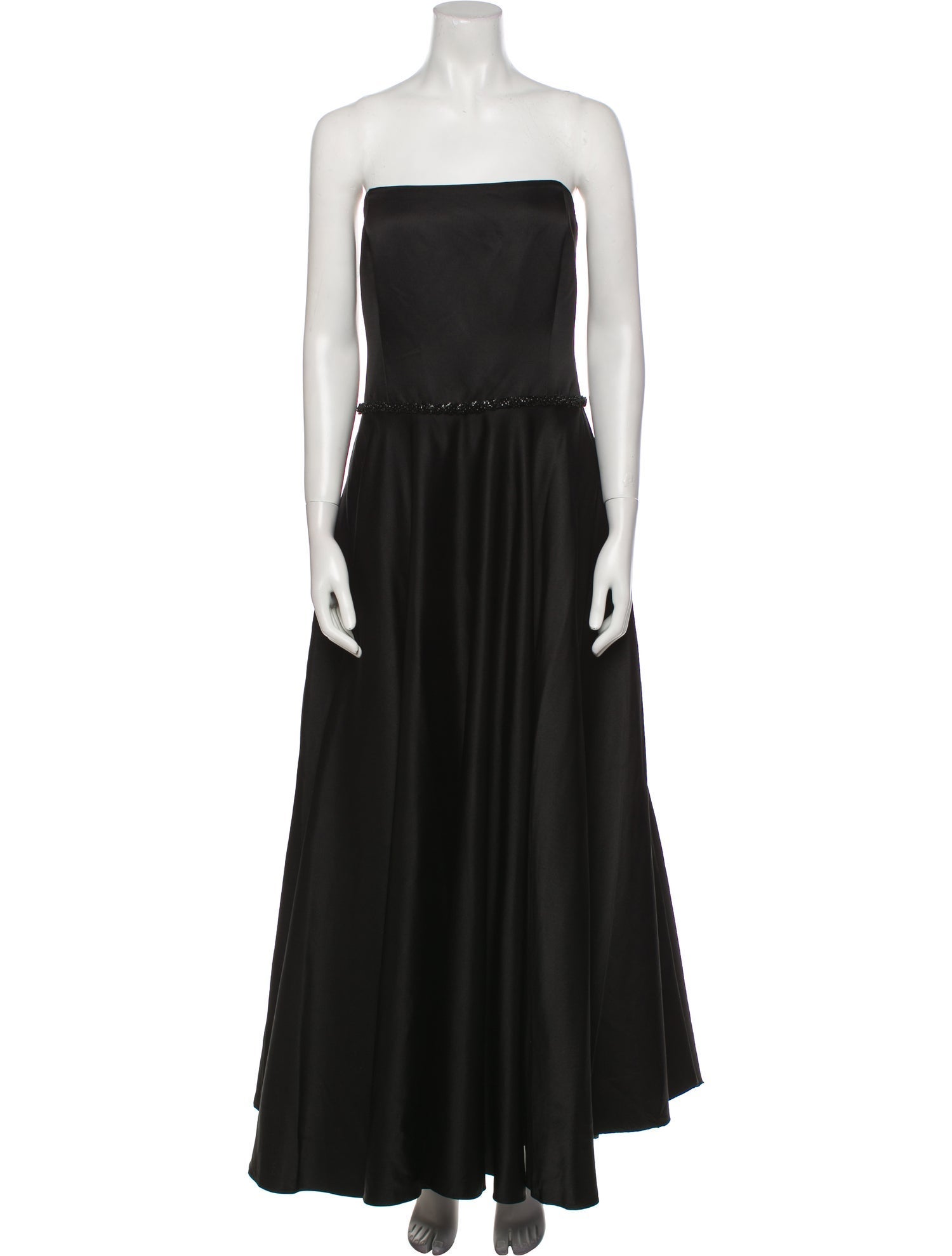 Tom and Linda Platt Strapless Long Dress