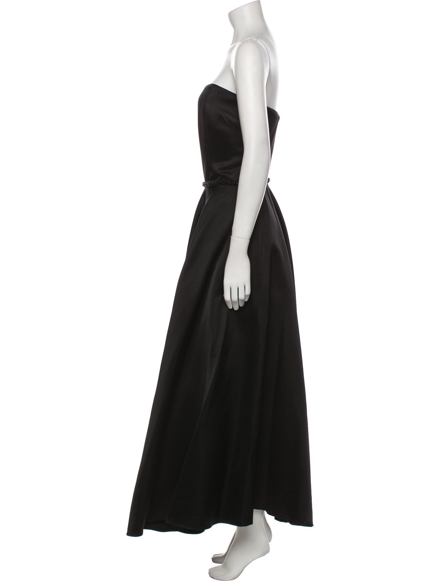 Tom and Linda Platt Strapless Long Dress
