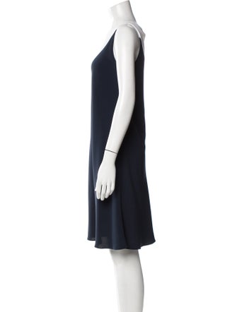 Tom and Linda Platt Bateau Neckline Mini Dress