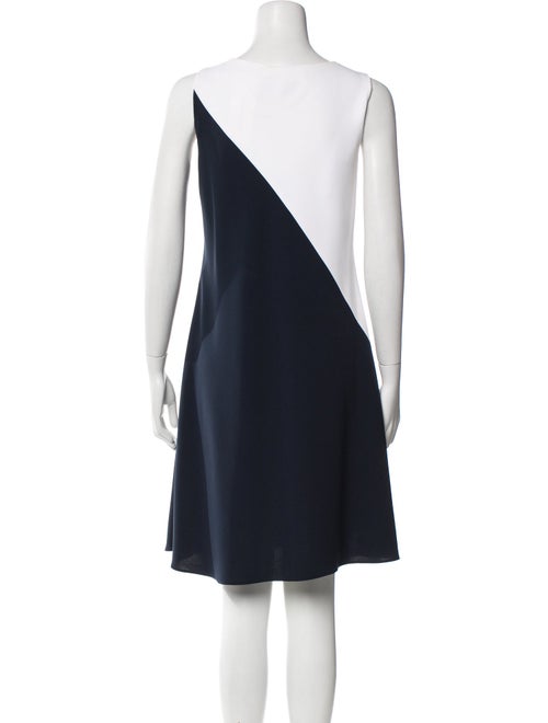 Tom and Linda Platt Bateau Neckline Mini Dress
