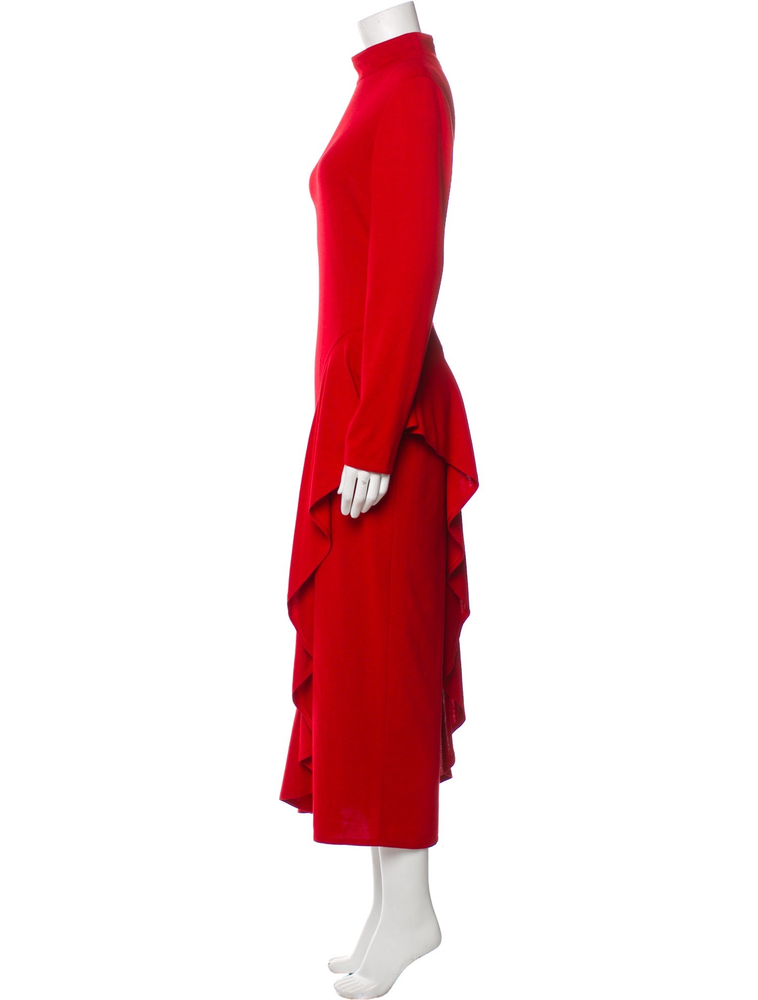 Tom and Linda Platt Turtleneck Long Dress