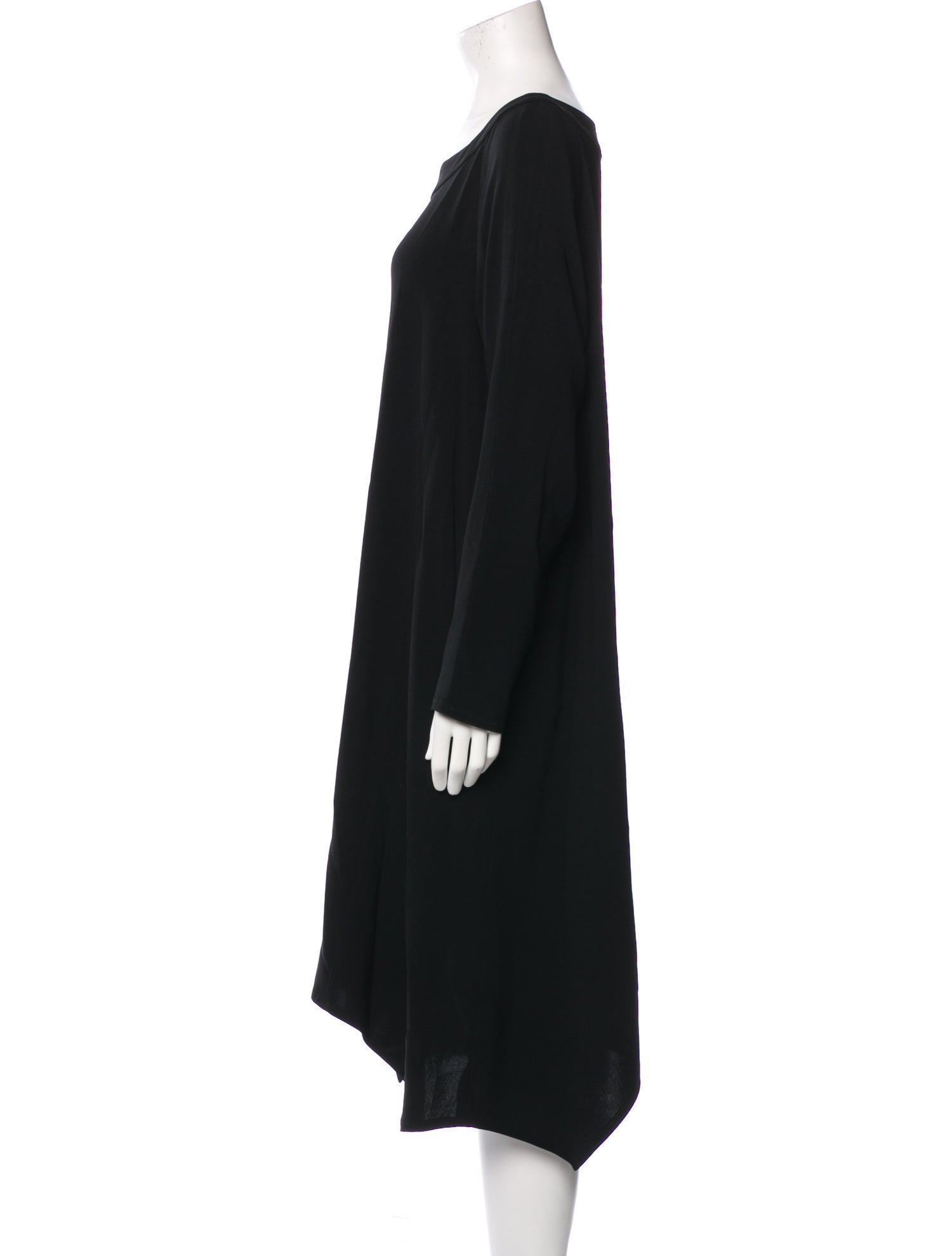 Tom and Linda Platt Scoop Neck Midi Length Dress