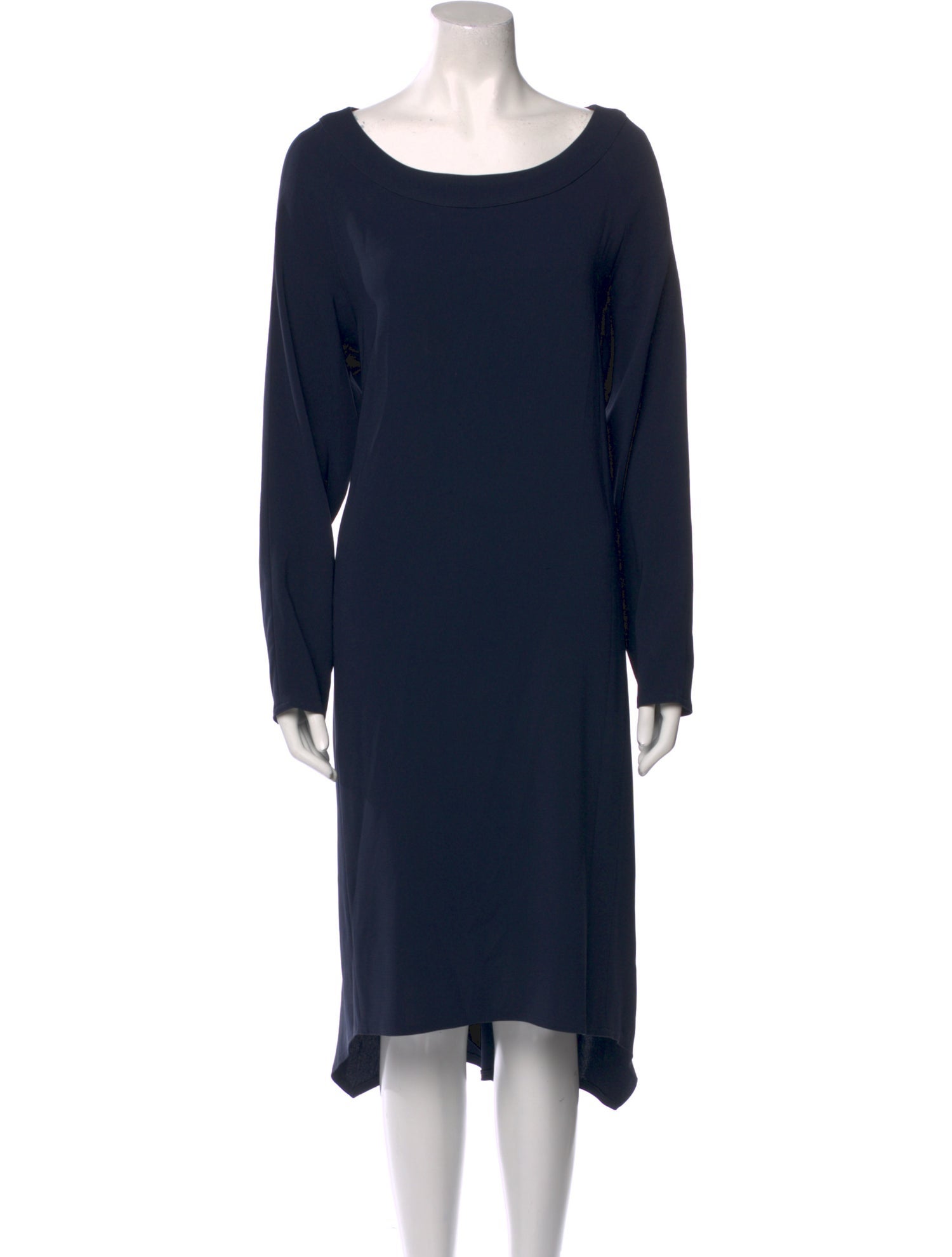 Tom and Linda Platt Bateau Neckline Midi Length Dress