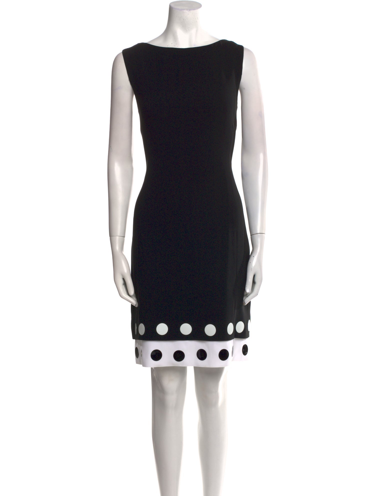 Tom and Linda Platt Polka Dot Print Knee-Length Dress