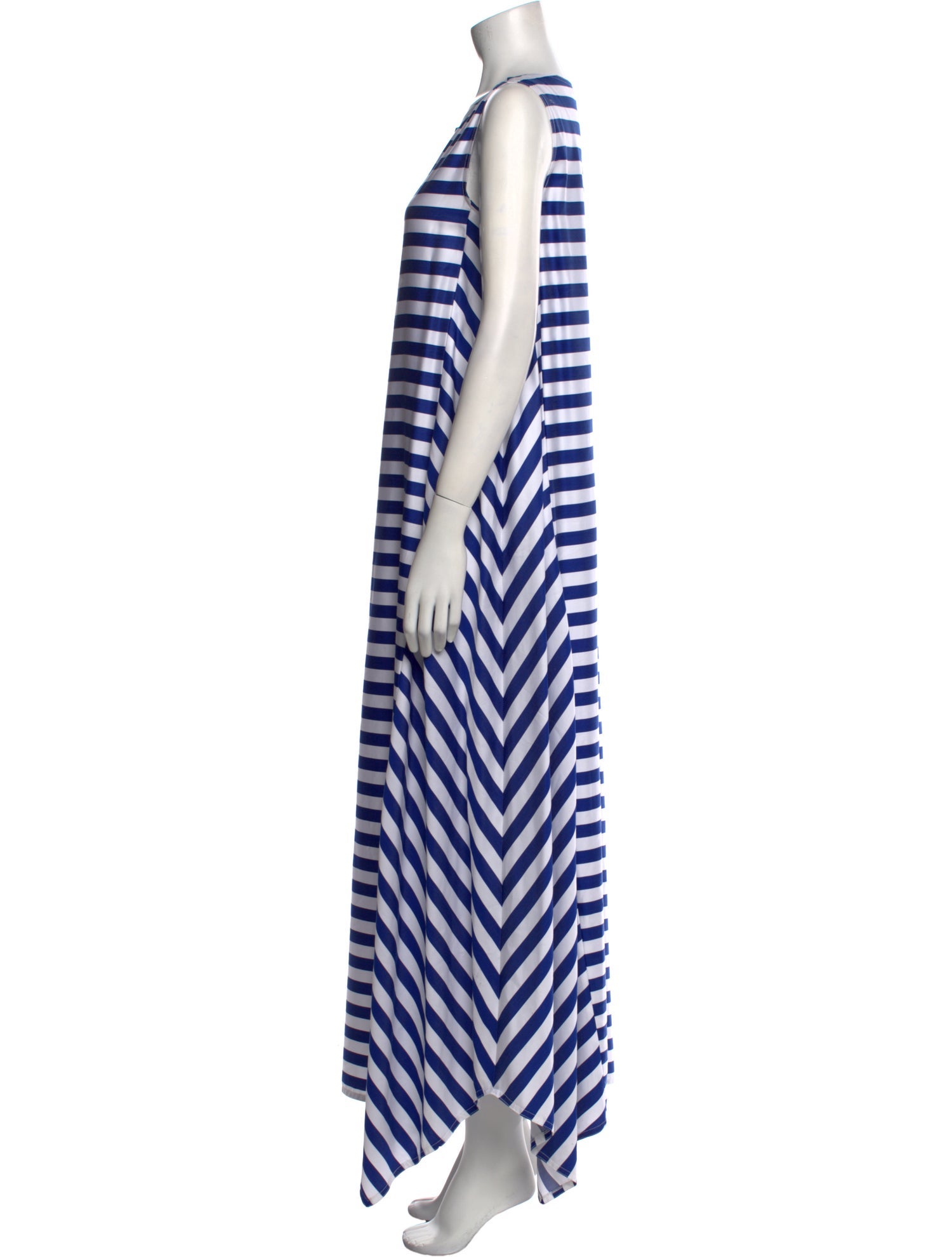 Tom and Linda Platt Striped Long Dress