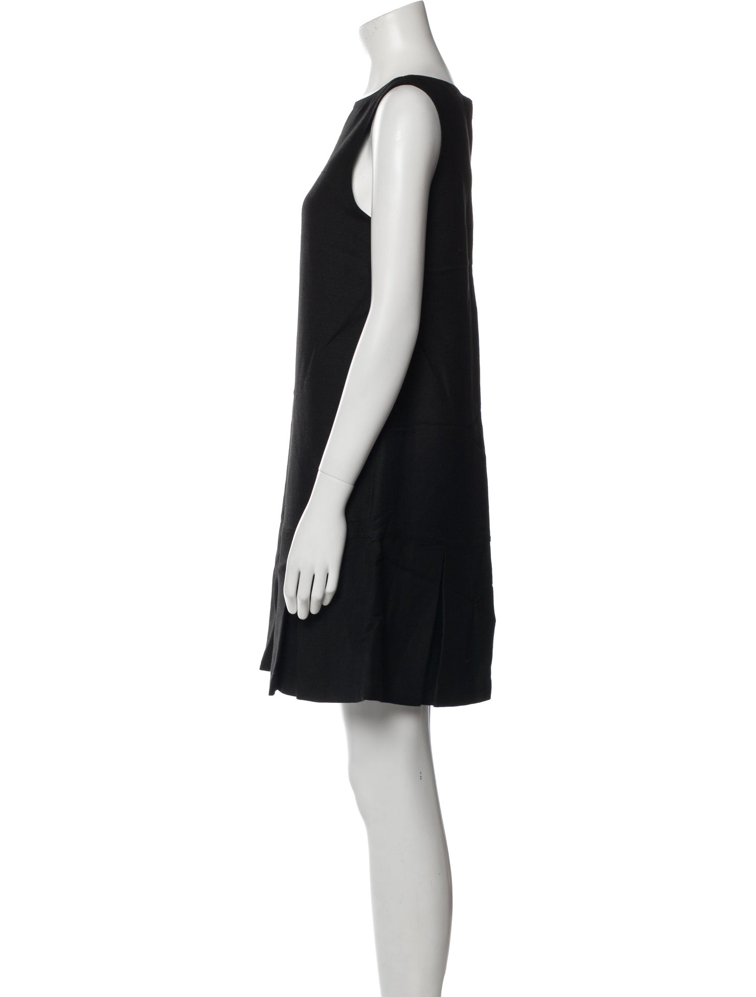 Tom and Linda Platt Bateau Neckline Mini Dress