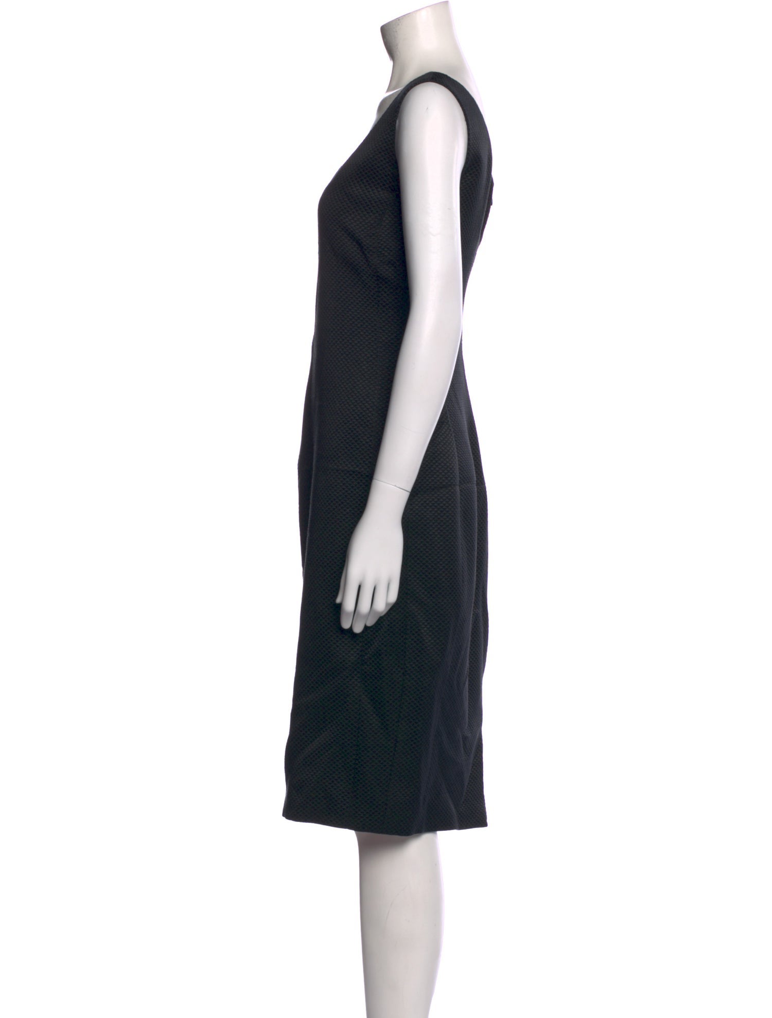 Tom and Linda Platt Square Neckline Midi Length Dress