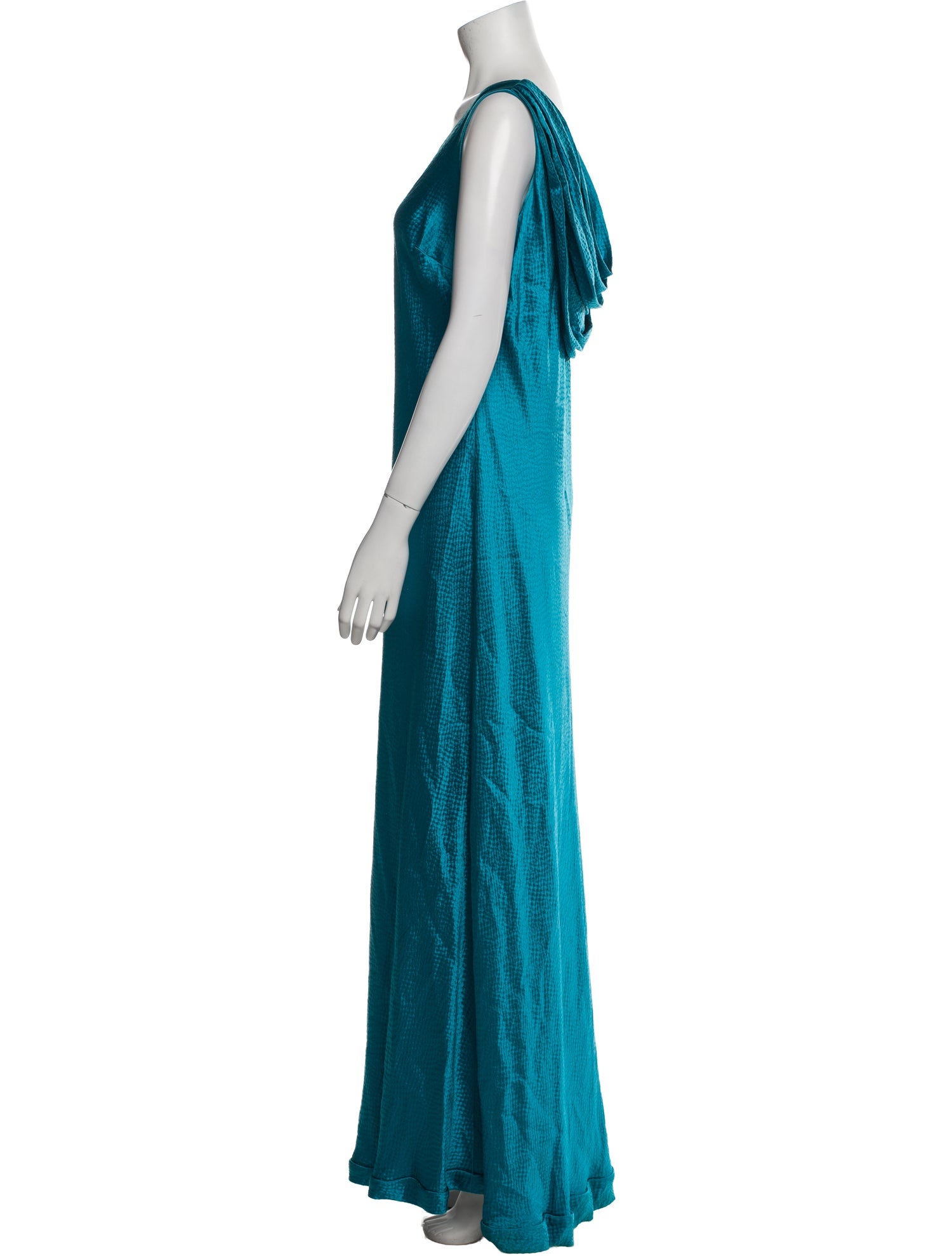 Tom and Linda Platt Scoop Neck Long Dress