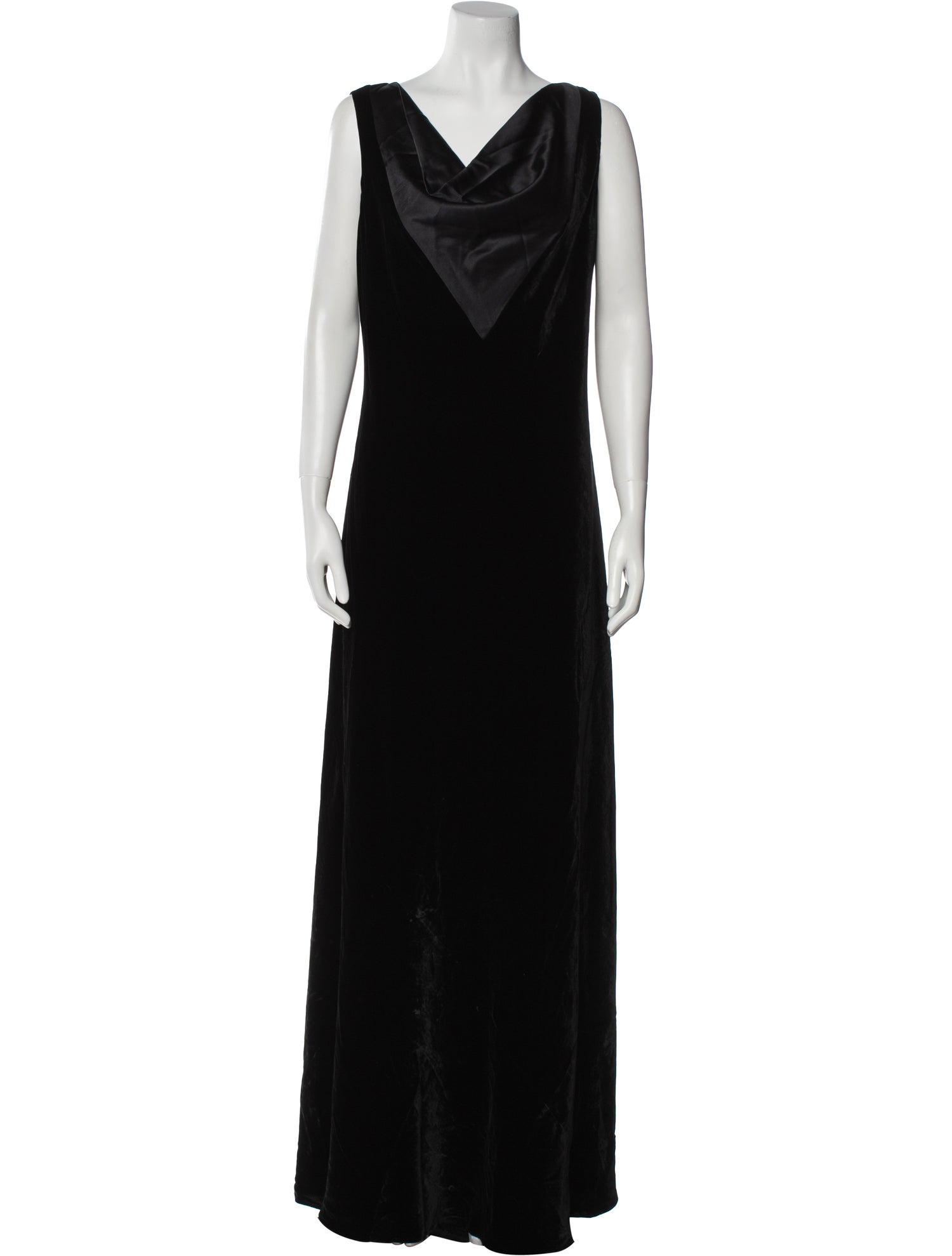 Tom and Linda Platt Cowl Neck Long Dress