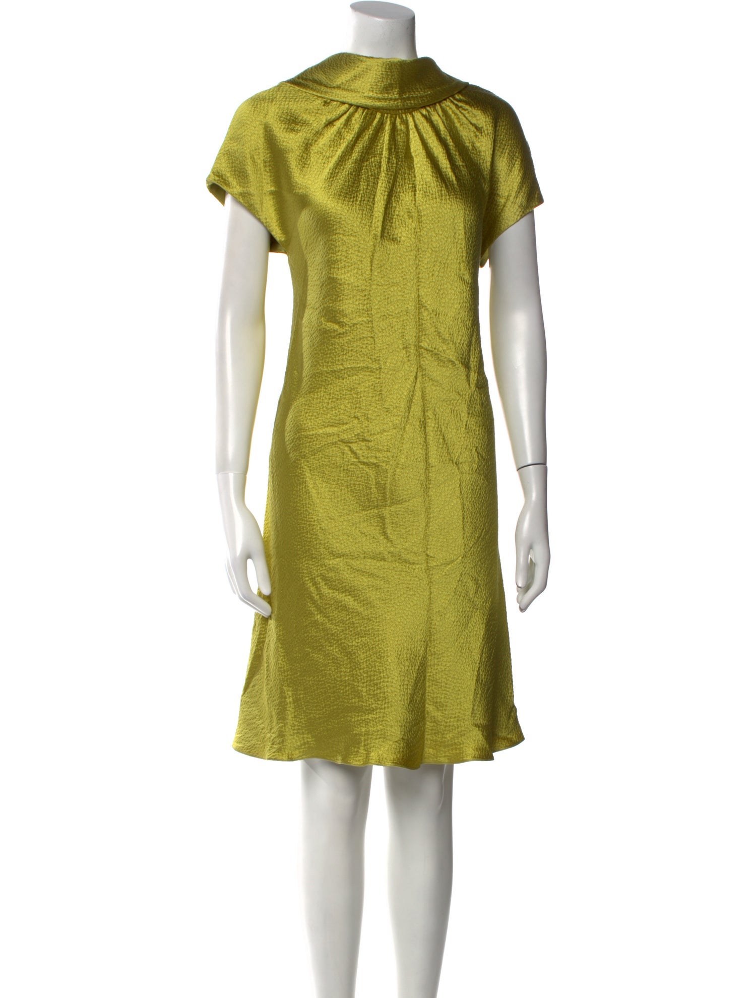 Tom and Linda Platt Silk Knee-Length Dress