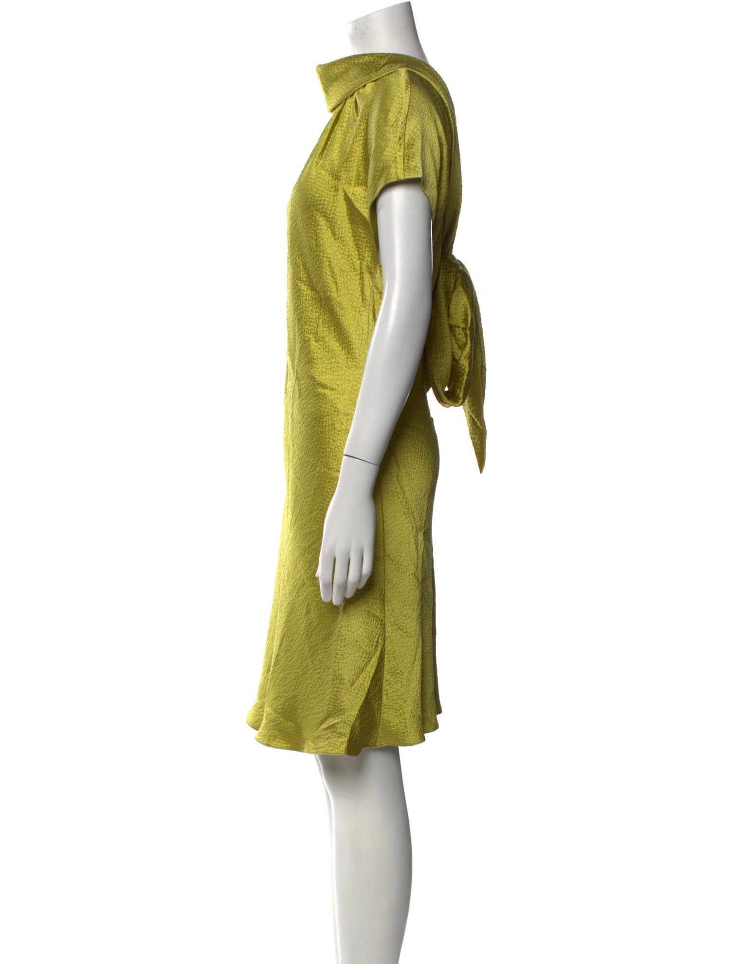 Tom and Linda Platt Silk Knee-Length Dress