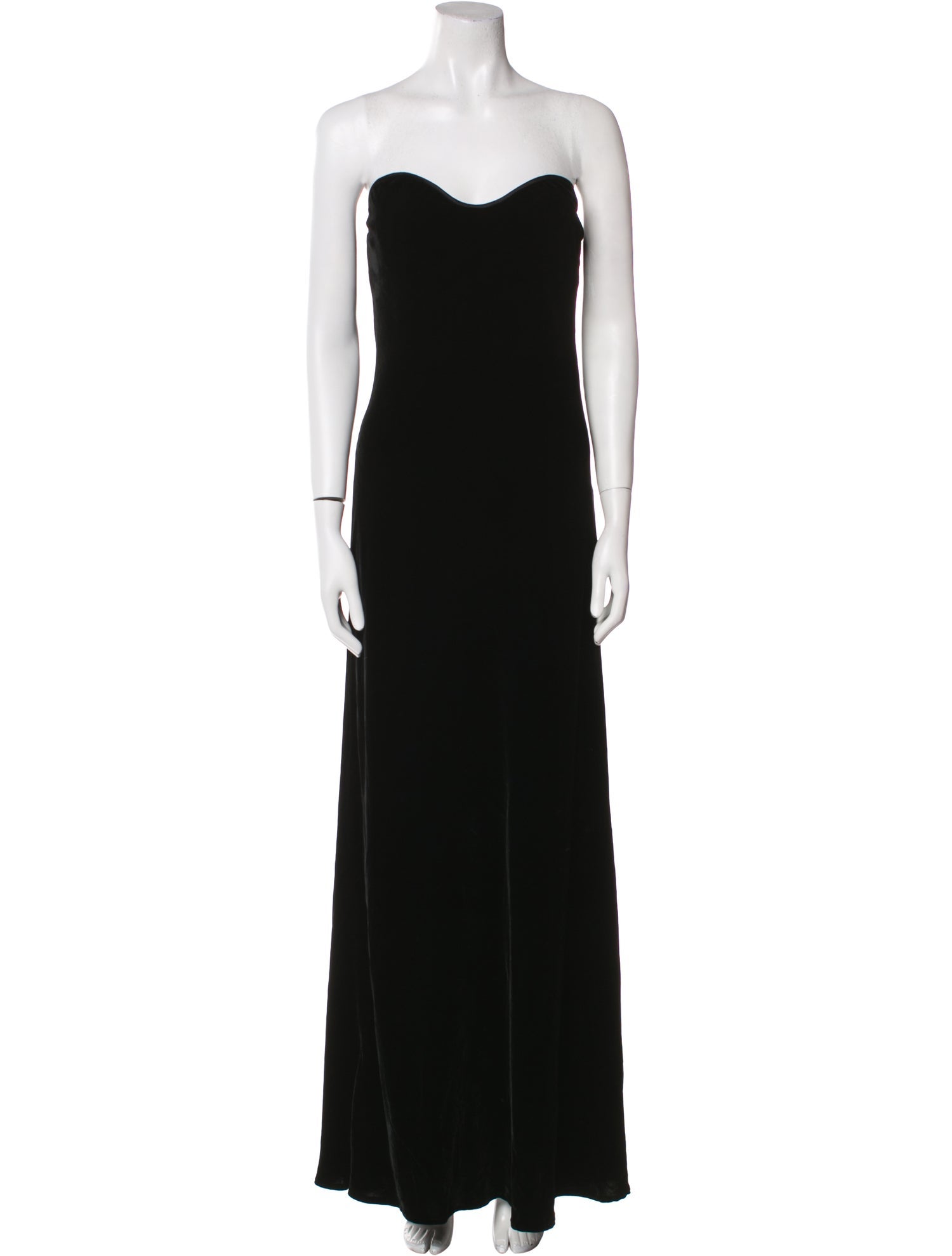Tom and Linda Platt Strapless Long Dress