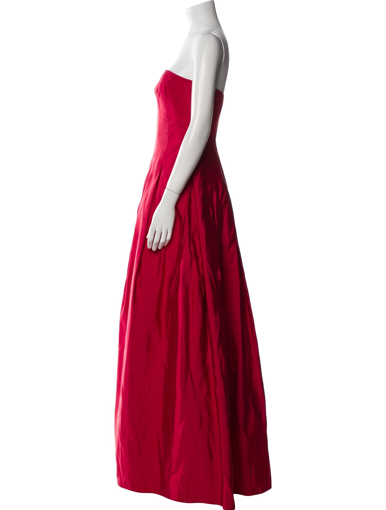 Tom and Linda Platt Strapless Long Dress