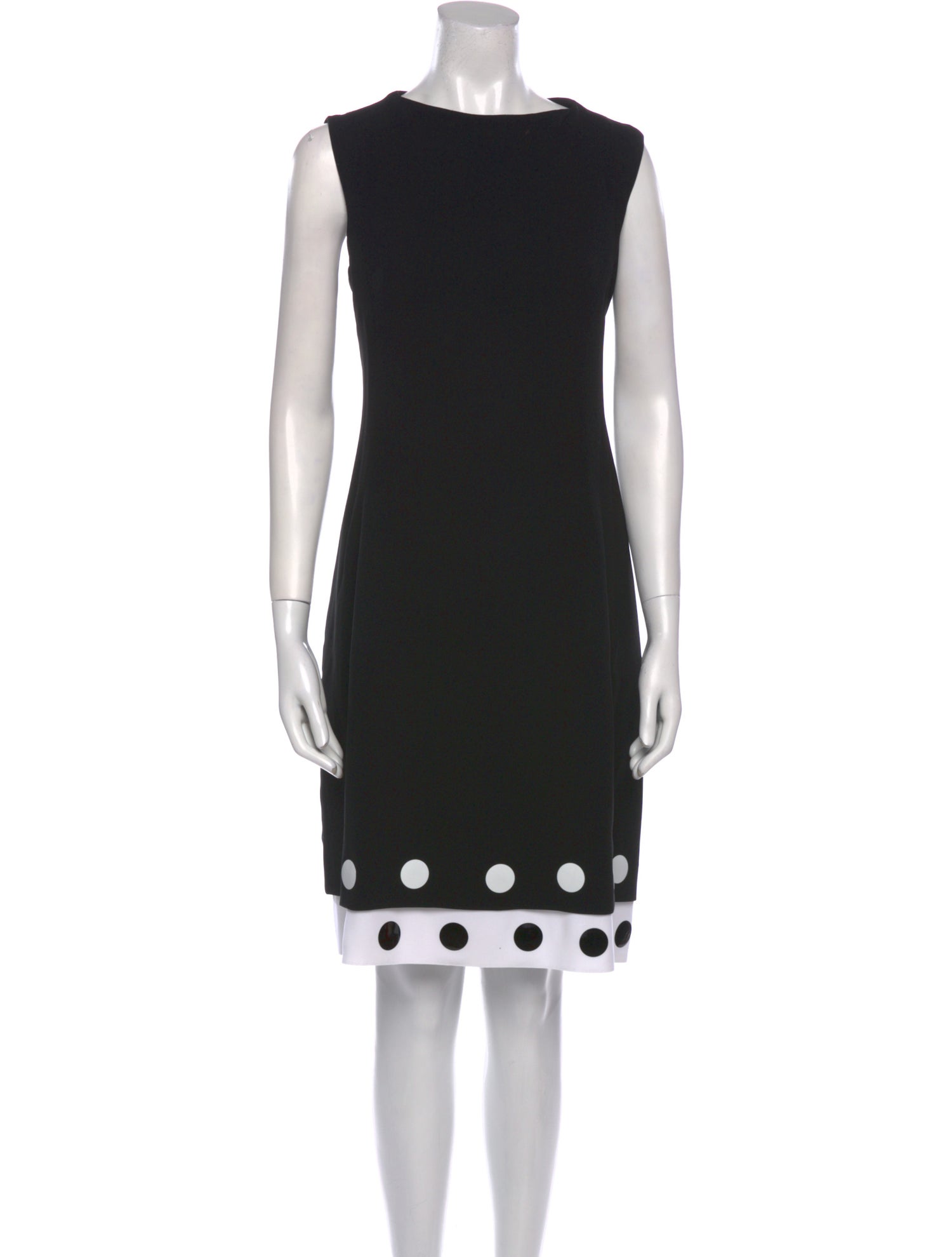 Tom and Linda Platt Bateau Neckline Knee-Length Dress