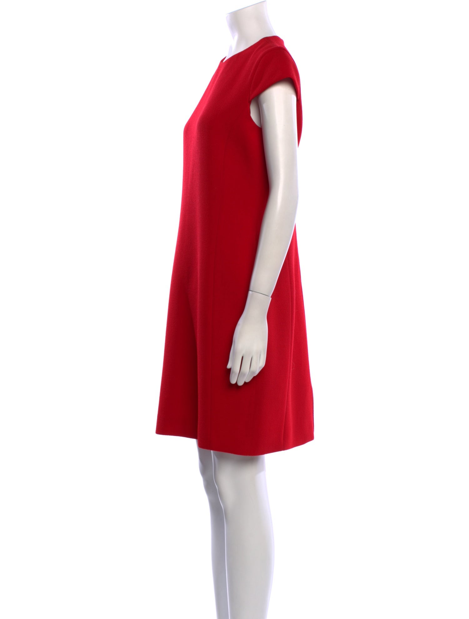 Tom and Linda Platt Crew Neck Mini Dress