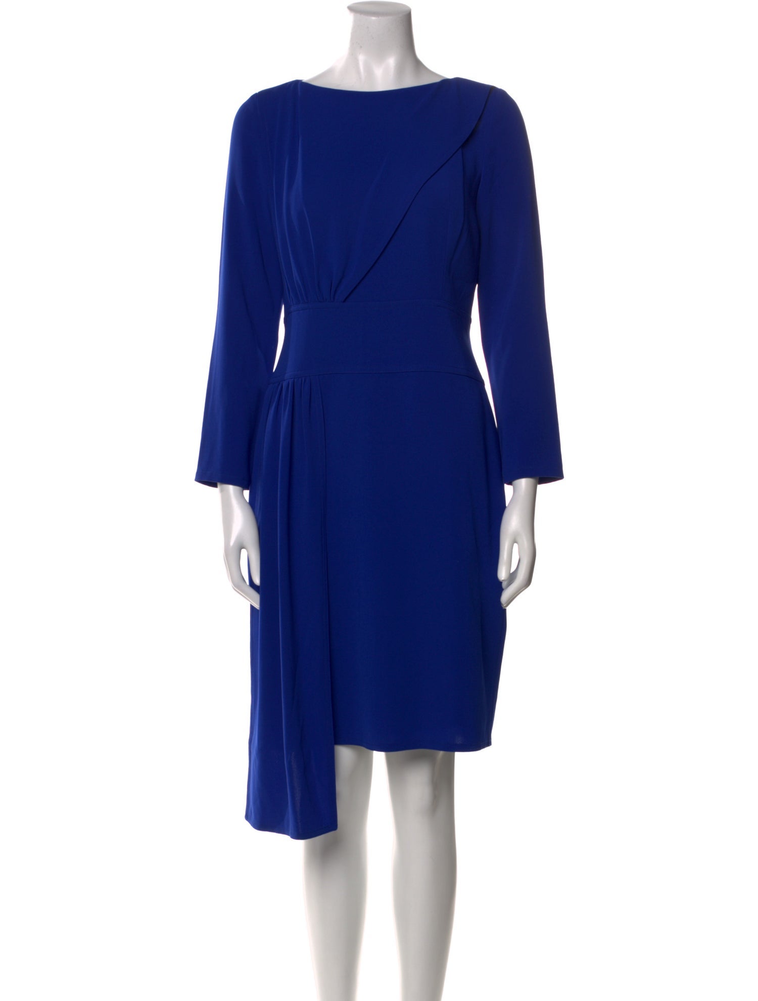 Tom and Linda Platt Bateau Neckline Knee-Length Dress