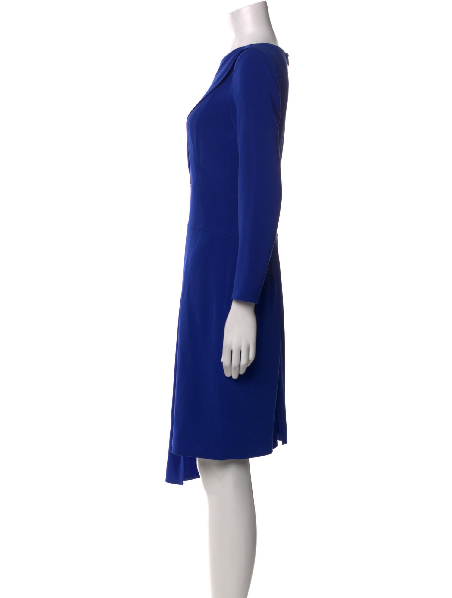 Tom and Linda Platt Bateau Neckline Knee-Length Dress