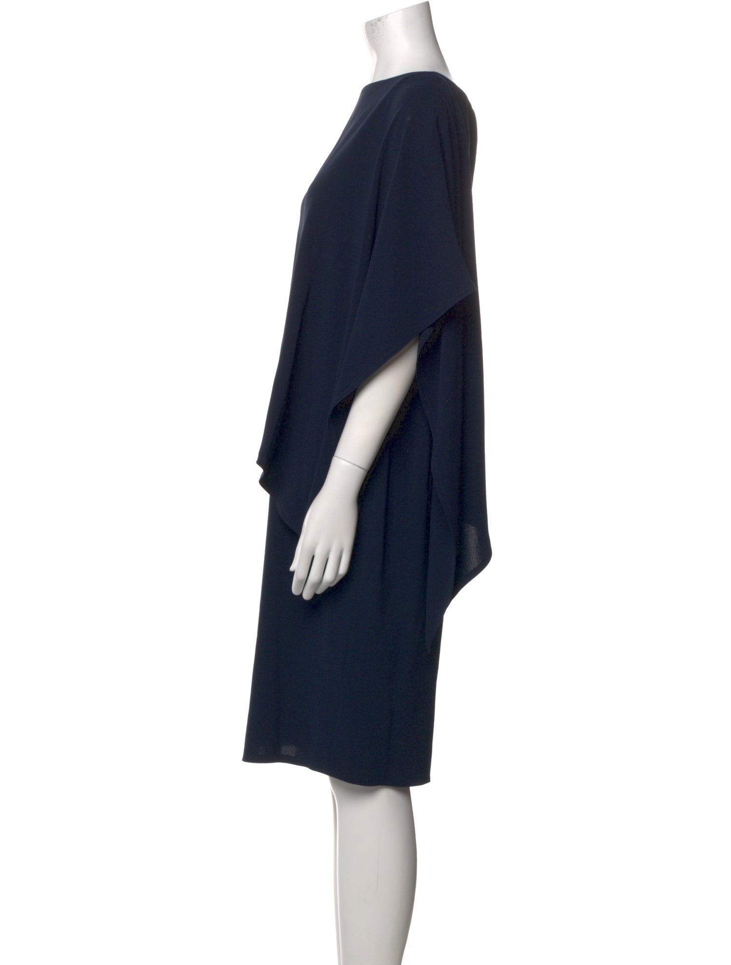 Tom and Linda Platt Bateau Neckline Knee-Length Dress