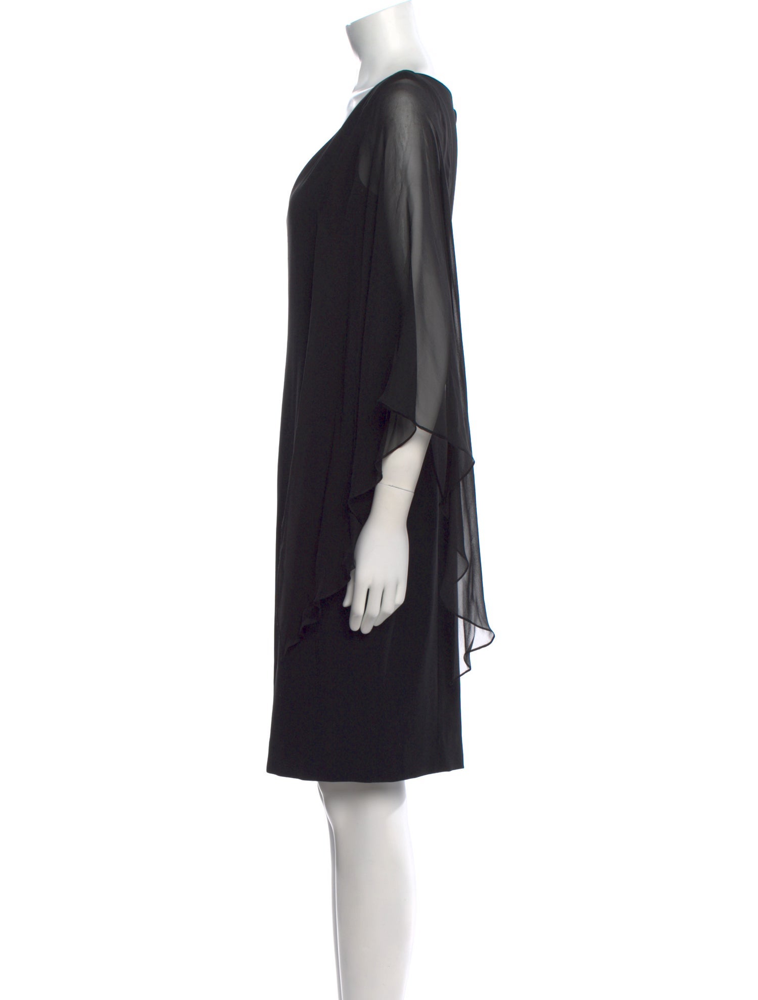 Tom and Linda Platt V-Neck Knee-Length Dress