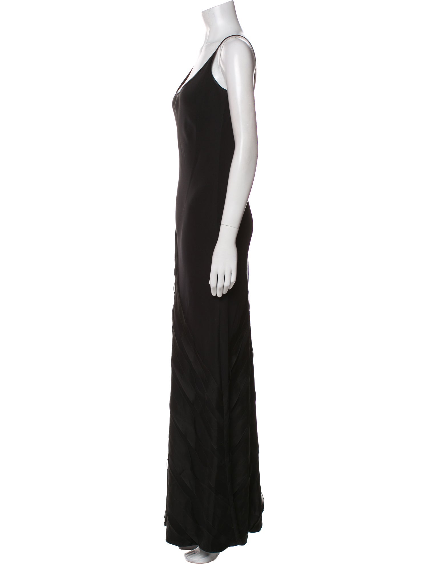 Tom and Linda Platt Scoop Neck Long Dress