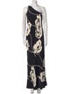 Tom and Linda Platt Printed Long Dress