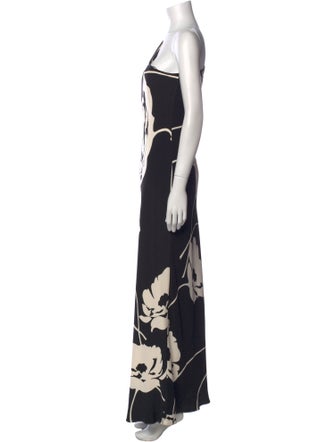Tom and Linda Platt Printed Long Dress