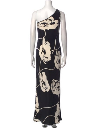 Tom and Linda Platt Printed Long Dress
