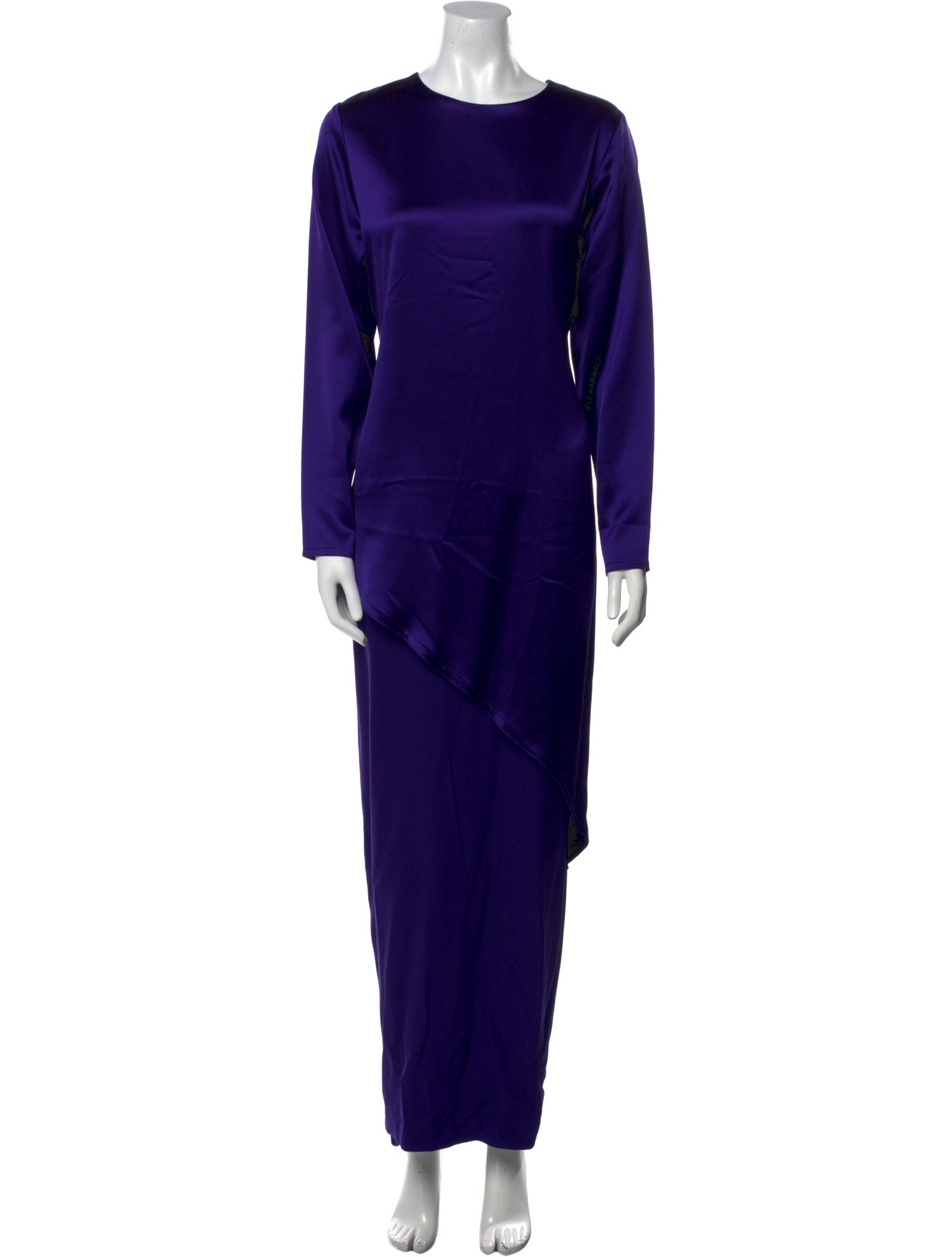 Tom and Linda Platt Crew Neck Long Dress