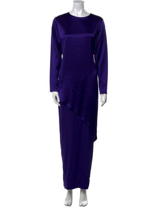 Tom and Linda Platt Crew Neck Long Dress