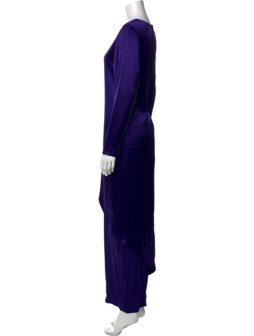 Tom and Linda Platt Crew Neck Long Dress