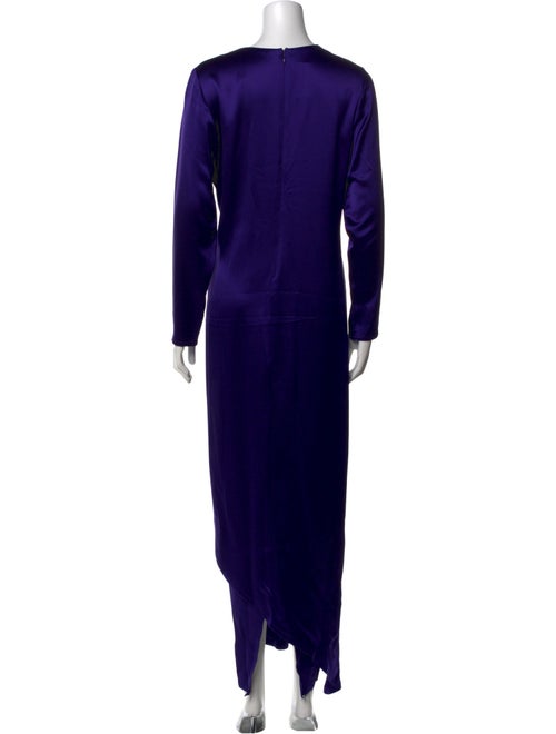 Tom and Linda Platt Crew Neck Long Dress