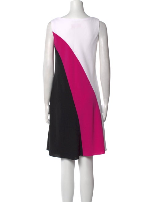 Tom and Linda Platt Colorblock Pattern Knee-Length Dress