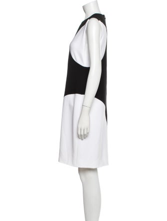 Tom and Linda Platt Silk Knee-Length Dress