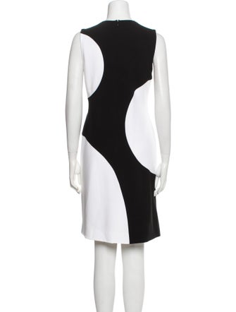 Tom and Linda Platt Silk Knee-Length Dress