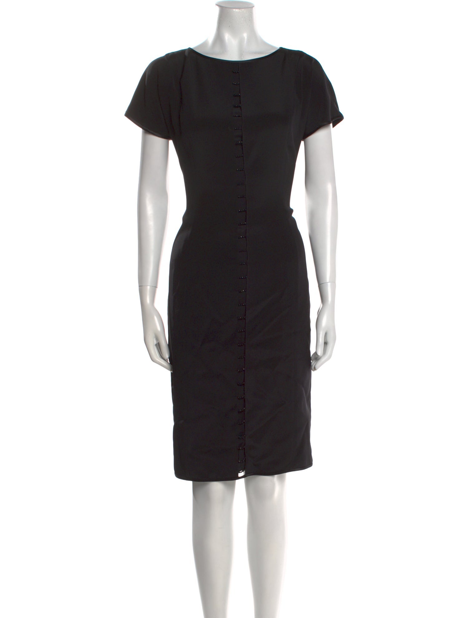 Tom and Linda Platt Scoop Neck Knee-Length Dress