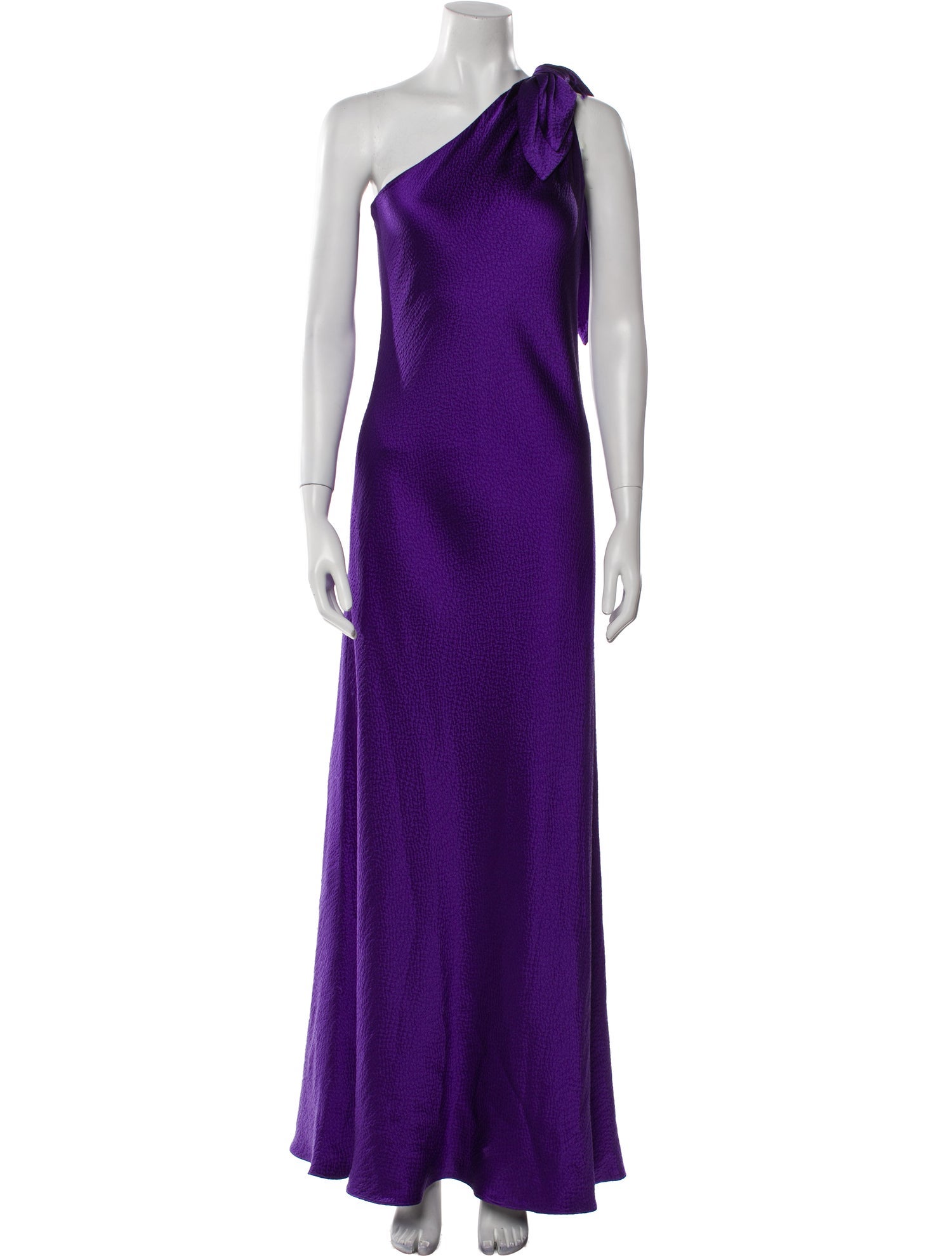 Tom and Linda Platt One-Shoulder Long Dress