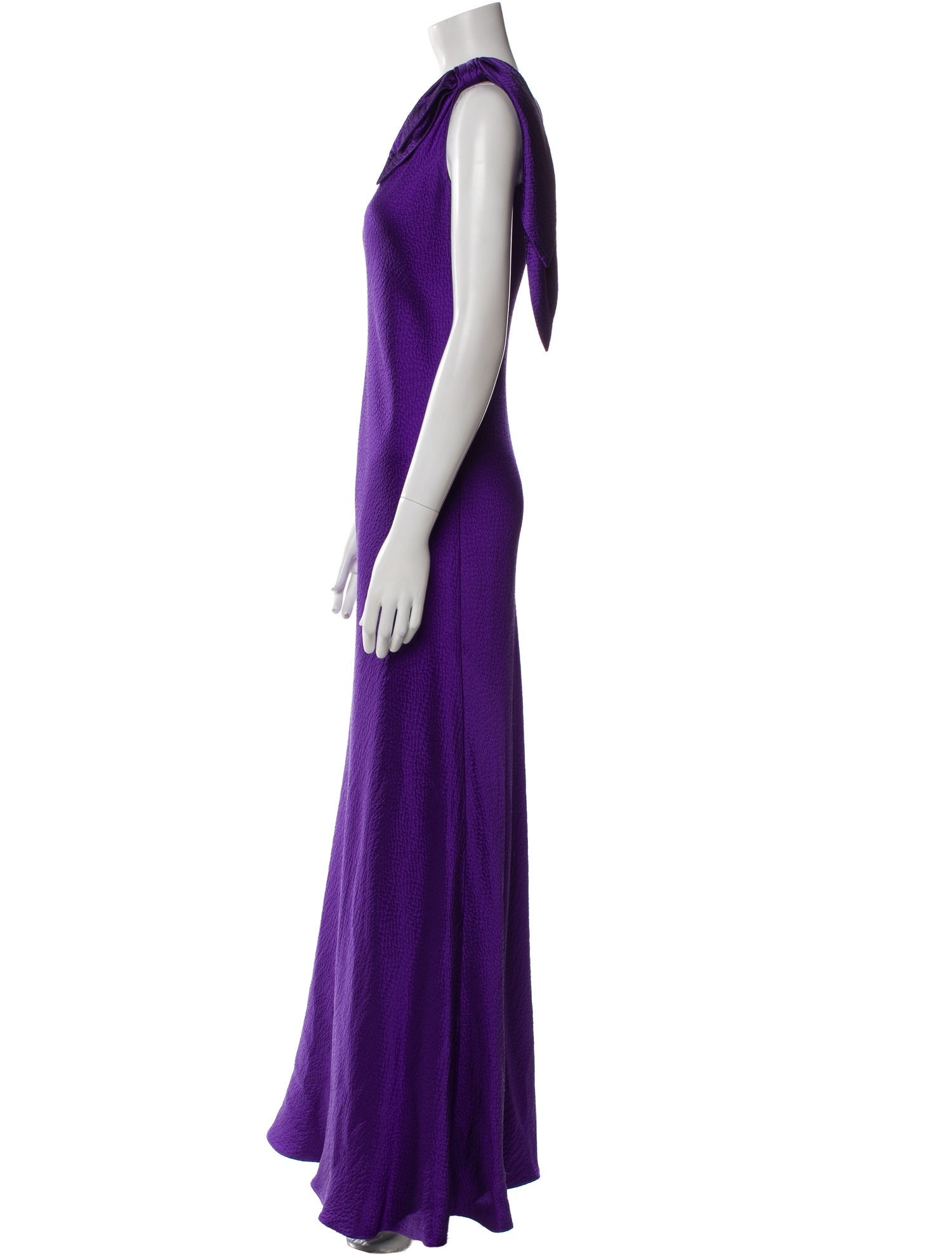 Tom and Linda Platt One-Shoulder Long Dress