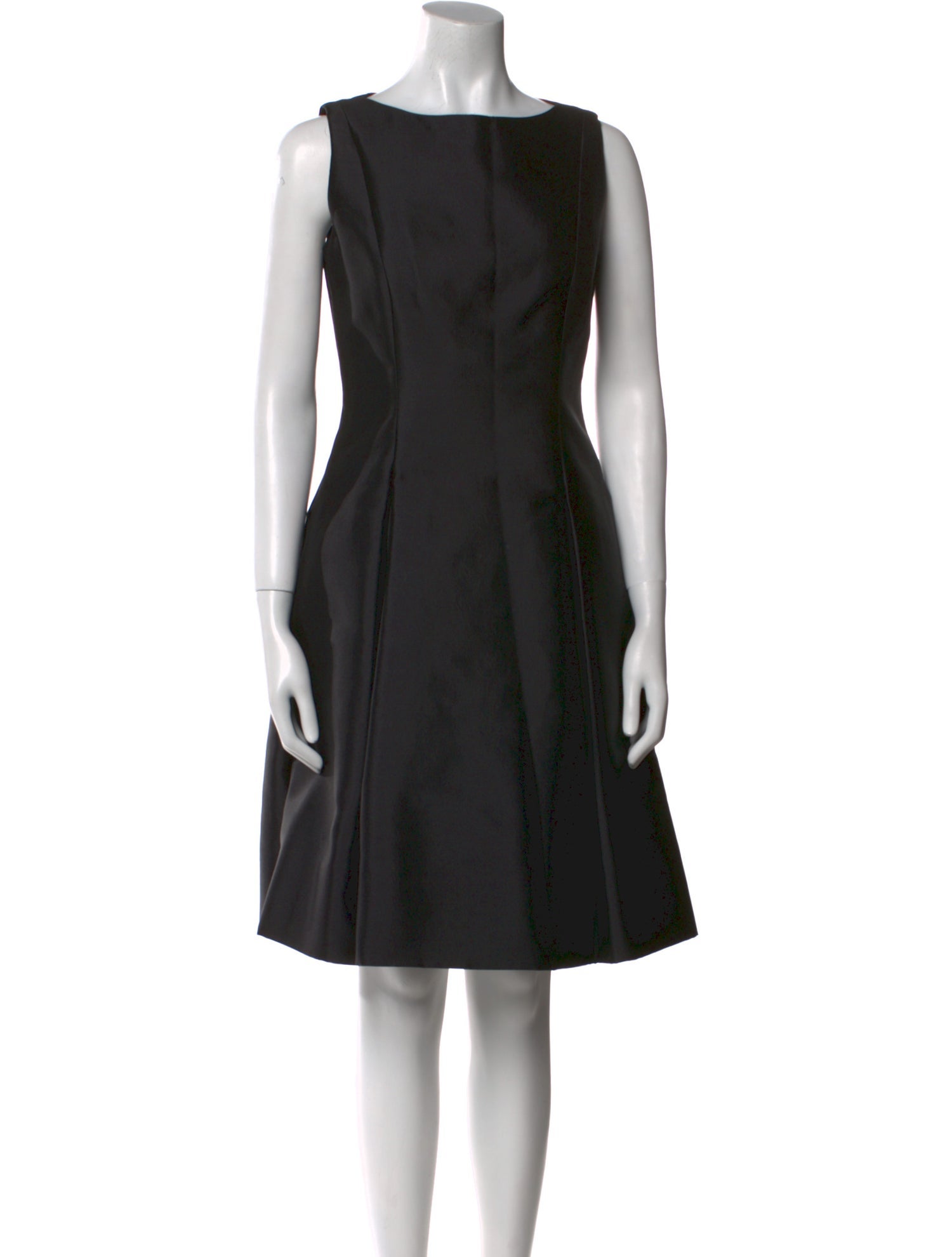 Tom and Linda Platt Bateau Neckline Knee-Length Dress