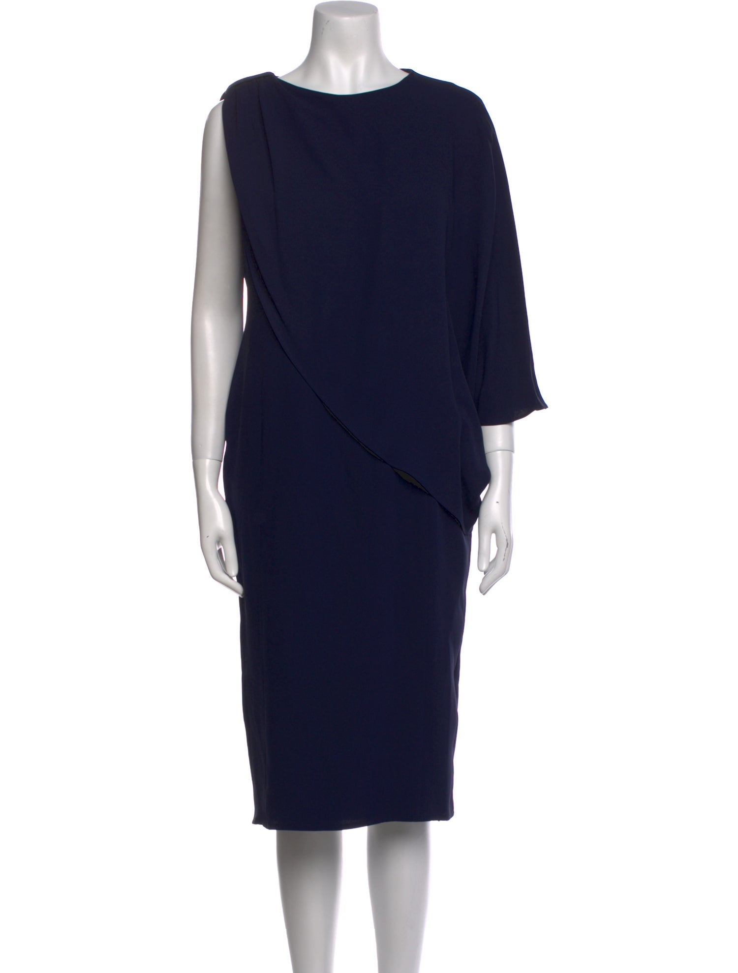 Tom and Linda Platt Silk Midi Length Dress