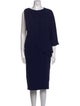 Tom and Linda Platt Silk Midi Length Dress