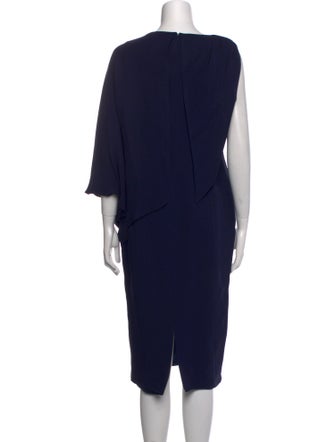 Tom and Linda Platt Silk Midi Length Dress