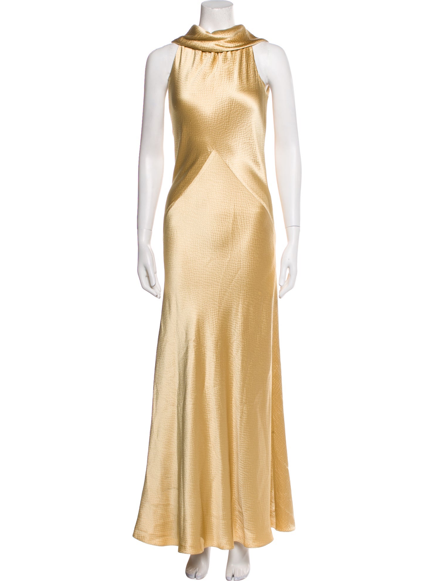 Tom and Linda Platt Turtleneck Long Dress