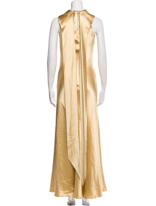 Tom and Linda Platt Turtleneck Long Dress