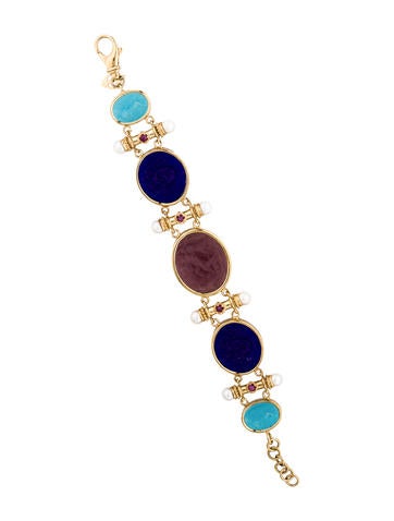 Tagliamonte Venetian Glass Link Bracelet