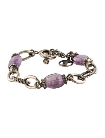 Tagliamonte Link Amethyst Bracelet